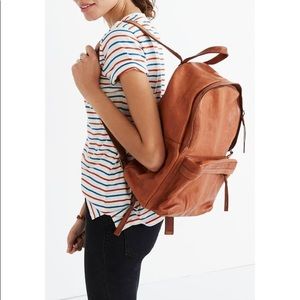 Madewell Lorimer Leather Backpack